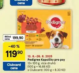 Tesco Pedigree kapsičky pro psy nabídka