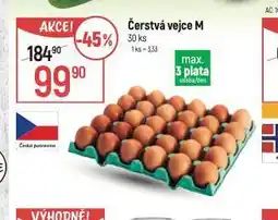 Globus Čerstvá vejce m 30 ks nabídka
