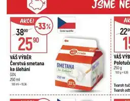 Globus Čerstvá smetana ke šlehání 33% nabídka