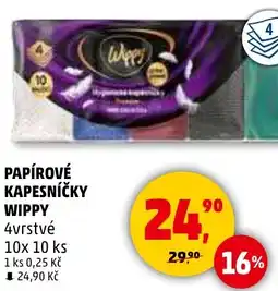Penny Market Papírové kapesníčky wippy nabídka