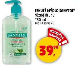 Penny Market Tekuté mýdlo sanytol nabídka