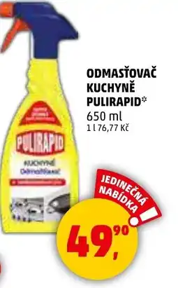 Penny Market Odmasťovač kuchyně pulirapid nabídka