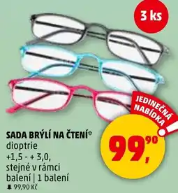 Penny Market Sada brýlí na čtení nabídka