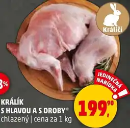 Penny Market Králík s hlavou a s droby nabídka