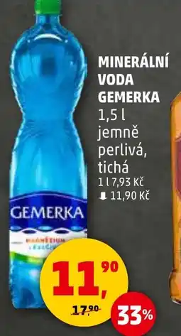Penny Market Minerální voda gemerka nabídka