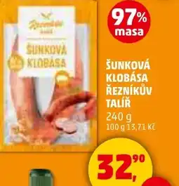 Penny Market Šunková klobása řezníkův talíř nabídka