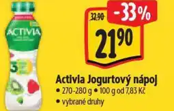 Albert Activia Jogurtový nápoj nabídka