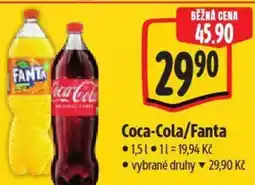 Albert Coca-Cola/Fanta nabídka