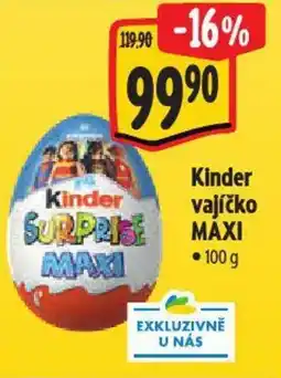 Albert Kinder vajíčko Maxi nabídka