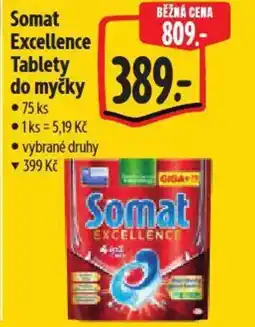 Albert Somat Excellence Tablety do myčky nabídka