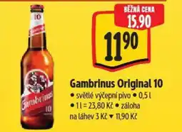 Albert Gambrinus Original 10 nabídka