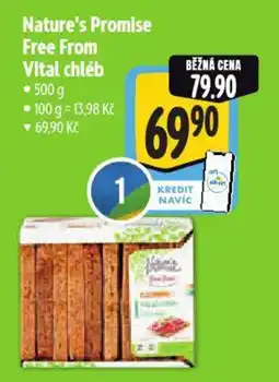 Albert Nature's Promise Free From Vital chléb nabídka