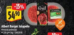Albert Albert Burger Jalapeño nabídka