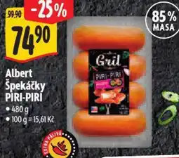 Albert Albert Špekáčky PIRI-PIRI nabídka