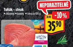 Albert Tuňák - steak nabídka