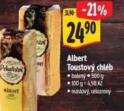 Albert Albert Toustový chléb nabídka