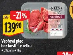 Albert Vepřová plec bez kosti - v celku nabídka