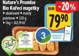 Albert Nature's Promise Bio Kuřecí nugetky nabídka
