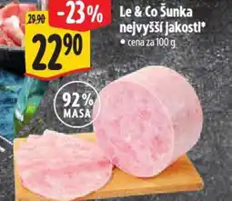 Albert Le & Co Šunka nejvyšší jakosti nabídka