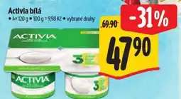 Albert Activia bílá nabídka