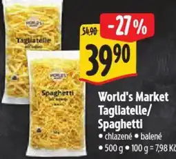 Albert World's Market Tagliatelle/ Spaghetti nabídka