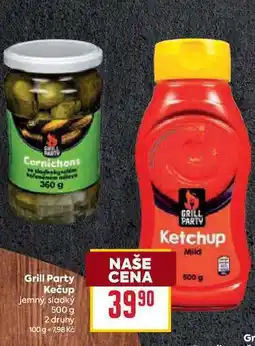 Billa Grill Party Kečup jemný, sladký 500 g nabídka