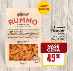 Billa Rummo Těstoviny 500 g nabídka