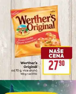 Billa Werther's Originál od 70 g nabídka