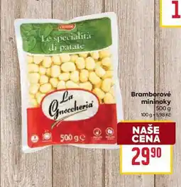 Billa Bramborové mininoky 500 g nabídka