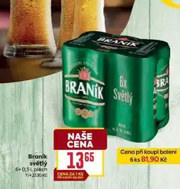 Billa Branik světlý 6x 0,51, plech nabídka
