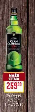 Billa Clan Campbell 40% 0,7l nabídka