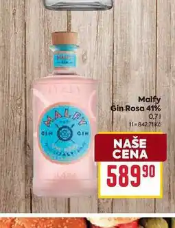 Billa Malfy Gin Rosa 41% 0,7l nabídka
