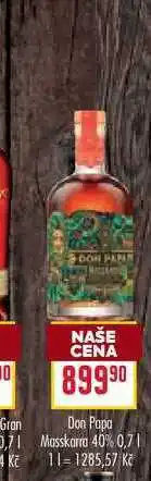 Billa Don Papa Masskarra 40% 0,7l nabídka