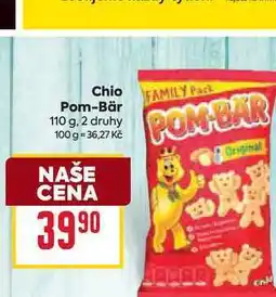 Billa Chio Pom-Bär 110 g nabídka