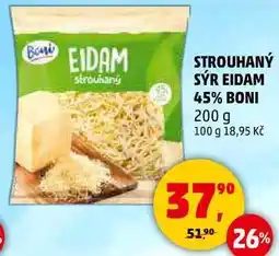 Penny Market STROUHANÝ SÝR EIDAM 45% BONI, 200 g nabídka