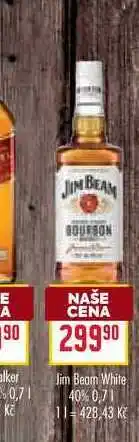 Billa Jim Beam White 40% 0,7l nabídka