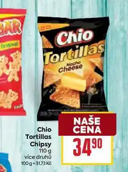 Billa Chio Tortillas Chipsy 110 g nabídka