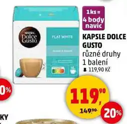 Penny Market KAPSLE DOLCE GUSTO různé druhy, 1 balení nabídka
