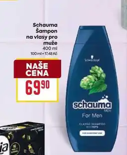 Billa Schauma Šampon na vlasy pro muže 400 ml nabídka