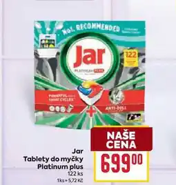 Billa Tablety do myčky Platinum plus 122 ks nabídka