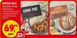 Penny Market HOTOVÁ JÍDLA vybrané druhy, 450/520 g nabídka