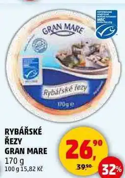 Penny Market RYBÁŘSKÉ ŘEZY GRAN MARE, 170 g nabídka
