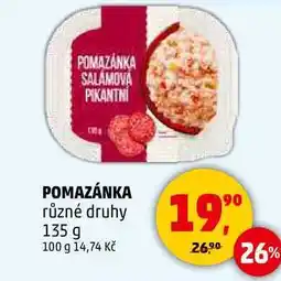 Penny Market POMAZÁNKA různé druhy, 135 g nabídka