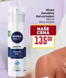 Billa Nivea Sensitive Gel na holení 200 ml nabídka