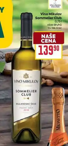 Billa Vino Mikulov Sommelier Club 0,75l nabídka