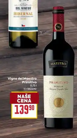 Billa Vigne del Maestro Primitivo 0,75l nabídka