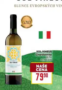 Billa SOL VINEUS Chardonnay 0,75l nabídka
