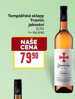 Billa Templářské sklepy Tramin jakostní 0,75l nabídka