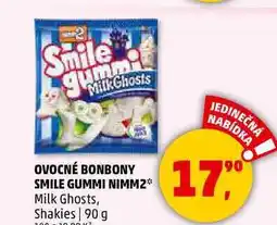 Penny Market OVOCNÉ BONBONY SMILE GUMMI NIMM2 Milk Ghosts, Shakies, 90 g nabídka