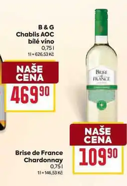 Billa Brise de France Chardonnay 0,75l nabídka